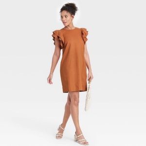 A New Day Ruffle Sleeve Dress